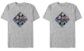 Fifth Sun Marvel Men's Avengers Endgame Hero Four Square, Short Sleeve T-shirt